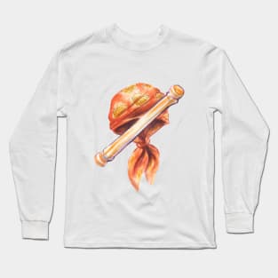 One Piece Name's Hat Bandana Watercolour Long Sleeve T-Shirt